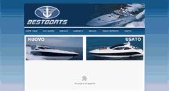 Desktop Screenshot of bestboats.it